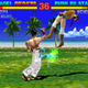 A Tekken screenshot shows Kazuya uppercutting Michelle.